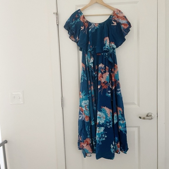 Jaase Ruffle Floral Maxi Dress - Picture 5 of 8